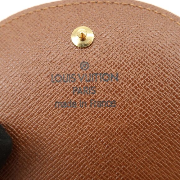 ❤️Authentic Louis Vuitton Monogram Porte Monnaie Gousset Coin Case❤️ - Picture 15 of 16